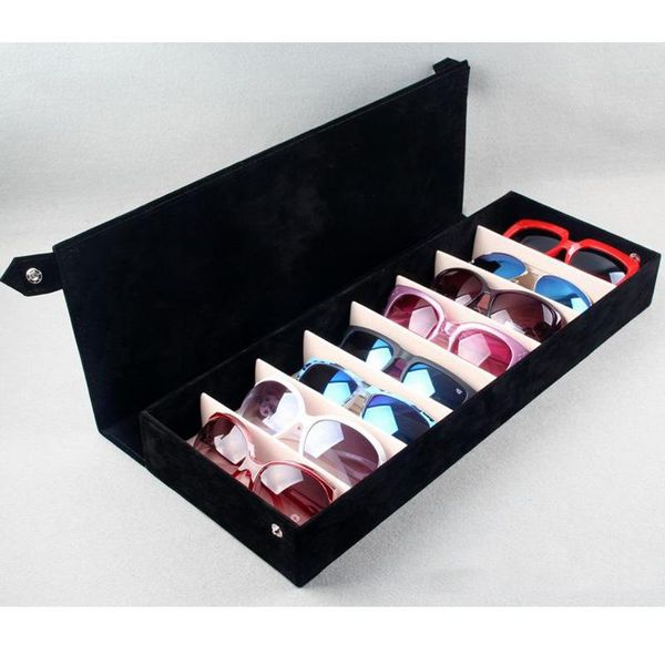 boxes fashion velvet storage 8 grids display glasses case with lids eyeglass sunglasses stand case watch box holder makeup organizer, Black;white
boxes fashion velvet storage 8 grids display glasses case with lids eyeglass sunglasses stand case watch box holder makeup organizer, Black;white