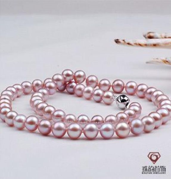 fine pearl jewelry 89mm south sea purple pearls necklace 18inches 925silver8128266, Black
fine pearl jewelry 89mm south sea purple pearls necklace 18inches 925silver8128266, Black