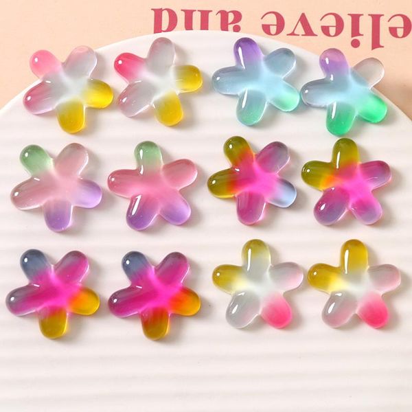 crystal summer style 50pcs/lot gradient color cartoon flowers shape resin flatback cabochon beads diy jewelry earring/hair accessory
crystal summer style 50pcs/lot gradient color cartoon flowers shape resin flatback cabochon beads diy jewelry earring/hair accessory