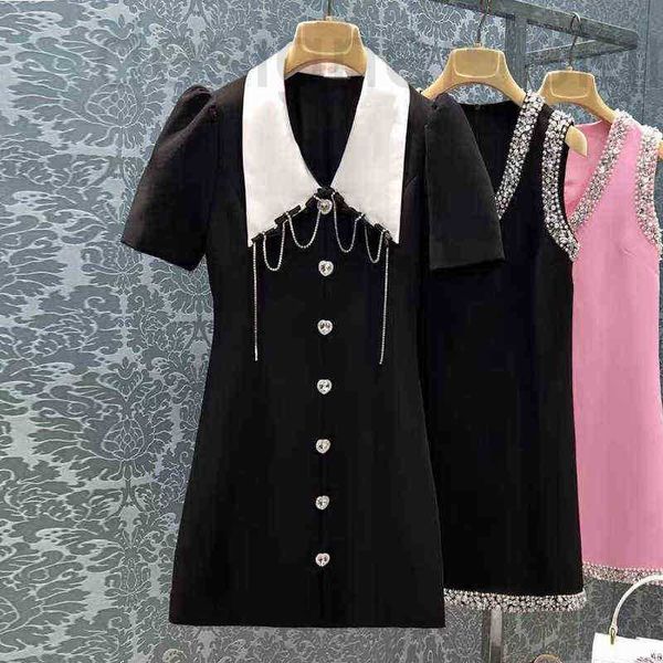 basic & casual dresses designer black dress frenromantic little heavy industry diamond inlaid large lapel waist sense skirt summer rvfj, Black;gray
basic & casual dresses designer black dress frenromantic little heavy industry diamond inlaid large lapel waist sense skirt summer rvfj, Black;gray