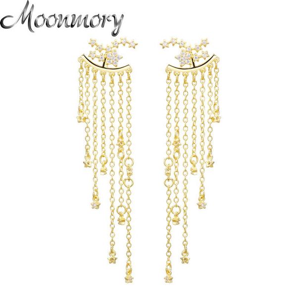 huggie moonmory 100% 925 sterling silver tassel piercing earrings for women cz white fivepointed star pendant jewelry 2021 new design, Golden;silver
huggie moonmory 100% 925 sterling silver tassel piercing earrings for women cz white fivepointed star pendant jewelry 2021 new design, Golden;silver