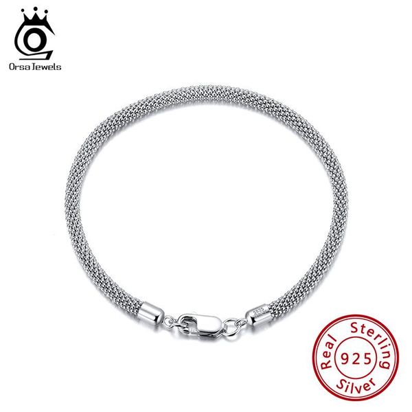 bangle orsa jewels stylish 100% 925 sterling silver 3.0mm mesh popcorn chain bracelet 6.5inch to 8 inch wrist jewelry gift sb65, Black
bangle orsa jewels stylish 100% 925 sterling silver 3.0mm mesh popcorn chain bracelet 6.5inch to 8 inch wrist jewelry gift sb65, Black