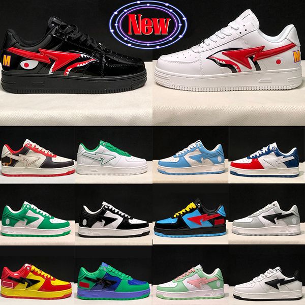 designer shoes sta low men women casual shoes nigo bathing apes mens sneaker shark black white grey patent leather green abc camo blue paste
designer shoes sta low men women casual shoes nigo bathing apes mens sneaker shark black white grey patent leather green abc camo blue paste