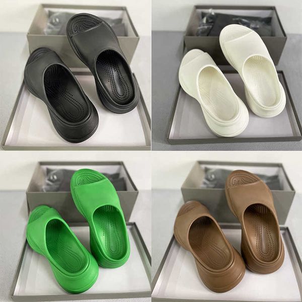designers womens poolcroc slide rubber platform sandel 5cm thick bottom slippers black white beach shoe open toe shoes with box no445
designers womens poolcroc slide rubber platform sandel 5cm thick bottom slippers black white beach shoe open toe shoes with box no445