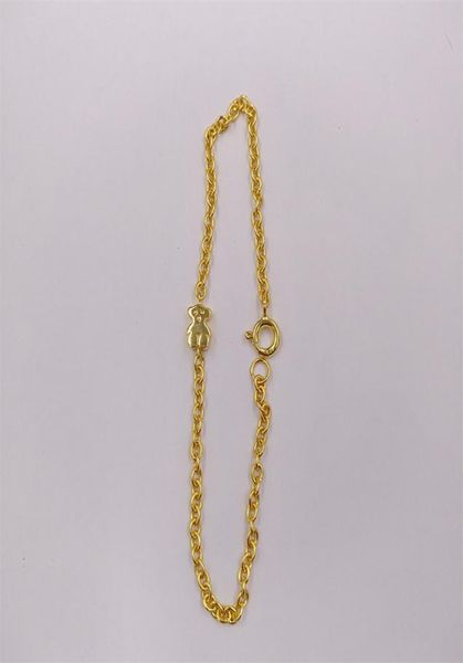 charms cute bear jewelry dijes para pulseras gold 925 sterling silver 175cm couple ankle bracelet for women bangles chain sets bi8430704
charms cute bear jewelry dijes para pulseras gold 925 sterling silver 175cm couple ankle bracelet for women bangles chain sets bi8430704