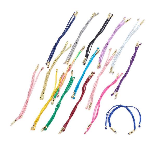 polish 10pcs adjustable nylon cord braided bracelet making with brass beads multicolor handmade rope for diy jewelry making accessories, Blue
polish 10pcs adjustable nylon cord braided bracelet making with brass beads multicolor handmade rope for diy jewelry making accessories, Blue