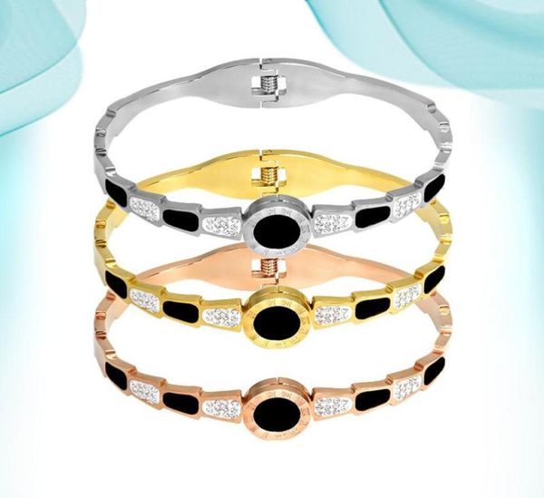 bangle stainless titanium steel bracelets roman numerals bracelet simple trendy diamond jewelry with designer charms party gifts1442828, Black
bangle stainless titanium steel bracelets roman numerals bracelet simple trendy diamond jewelry with designer charms party gifts1442828, Black