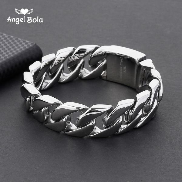 bangle new length 22cm wide mens to buddha bracelets bicycle cuff wristband fashion new chain stainless steel bangles, Black
bangle new length 22cm wide mens to buddha bracelets bicycle cuff wristband fashion new chain stainless steel bangles, Black