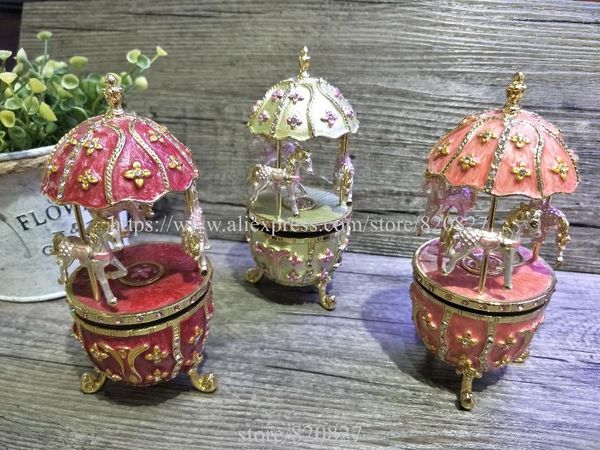 boxes new vintage egg shaped music box faberge style egg music box pewter figurine musical egg jewelry box with horses, Black;white
boxes new vintage egg shaped music box faberge style egg music box pewter figurine musical egg jewelry box with horses, Black;white