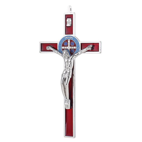 other exorcism cross saint benedict crucifix jesus zinc alloy material accessories wholesale catholic supplies cross charm pendulum
other exorcism cross saint benedict crucifix jesus zinc alloy material accessories wholesale catholic supplies cross charm pendulum