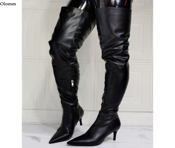 rontic 2021 handmade women winter thigh high boots stiletto heels pointed toe elegant black casual shoes women plus us size 5151538306
rontic 2021 handmade women winter thigh high boots stiletto heels pointed toe elegant black casual shoes women plus us size 5151538306