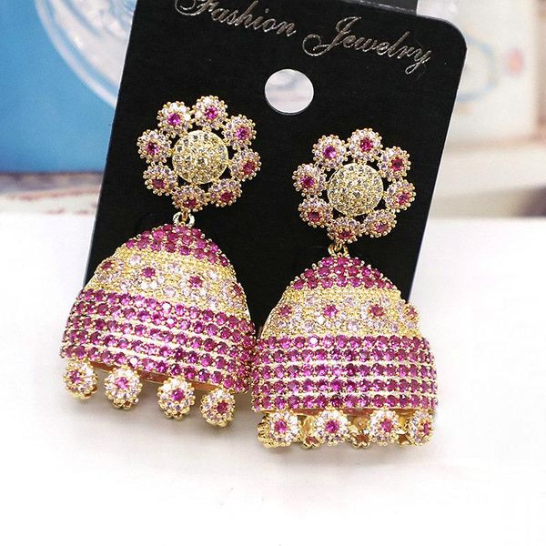 knot sinzry cz micro pave semisphere flower tassel vintage dangle earrings for women bridal jewerly accessory, Silver
knot sinzry cz micro pave semisphere flower tassel vintage dangle earrings for women bridal jewerly accessory, Silver