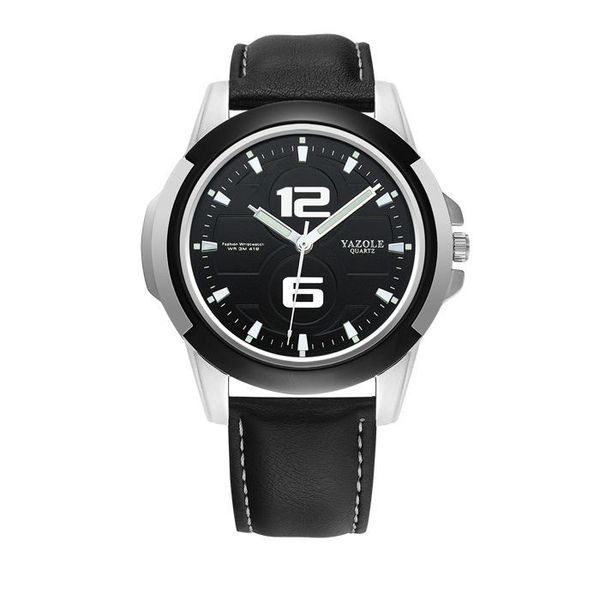 yazole418 men's sports watch casual fashion luminous waterproof men's quartz watch sport watch, Silver
yazole418 men's sports watch casual fashion luminous waterproof men's quartz watch sport watch, Silver
