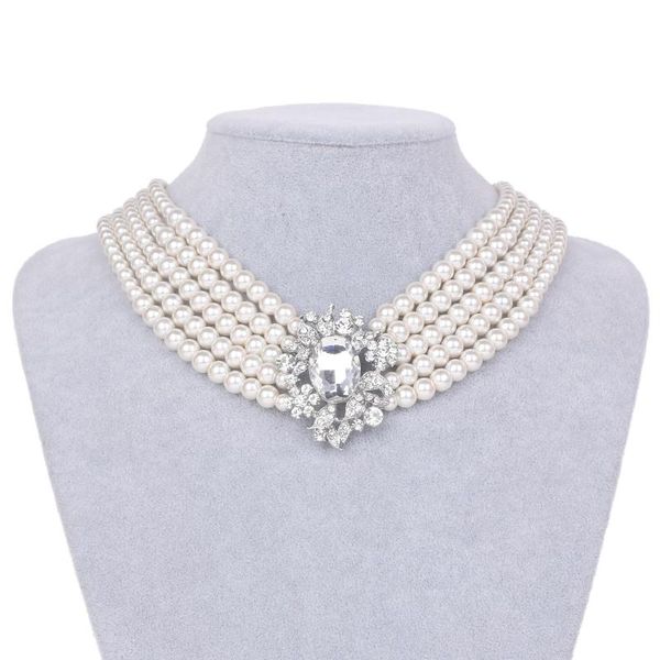 necklaces howaway 2020 new hepburn theme party round imitation pearl collar necklace multistrand collar 20s necklace accessories, Silver
necklaces howaway 2020 new hepburn theme party round imitation pearl collar necklace multistrand collar 20s necklace accessories, Silver