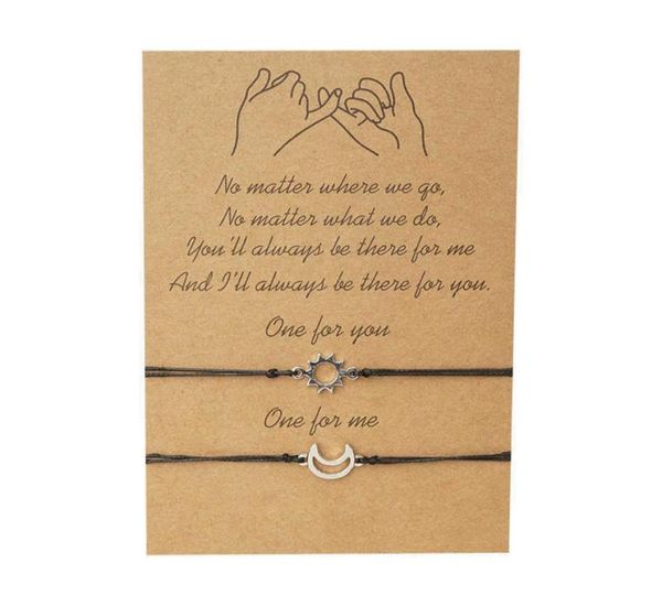 couple card bracelet simple creative alloy moon sun braided bracelet hand rope9908351, Golden;silver
couple card bracelet simple creative alloy moon sun braided bracelet hand rope9908351, Golden;silver