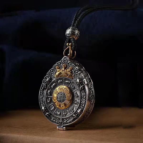necklaces new jiugong bagua brand gawu box builtin cinnabar pendant male necklace pendant female jewelry accessories, Silver
necklaces new jiugong bagua brand gawu box builtin cinnabar pendant male necklace pendant female jewelry accessories, Silver