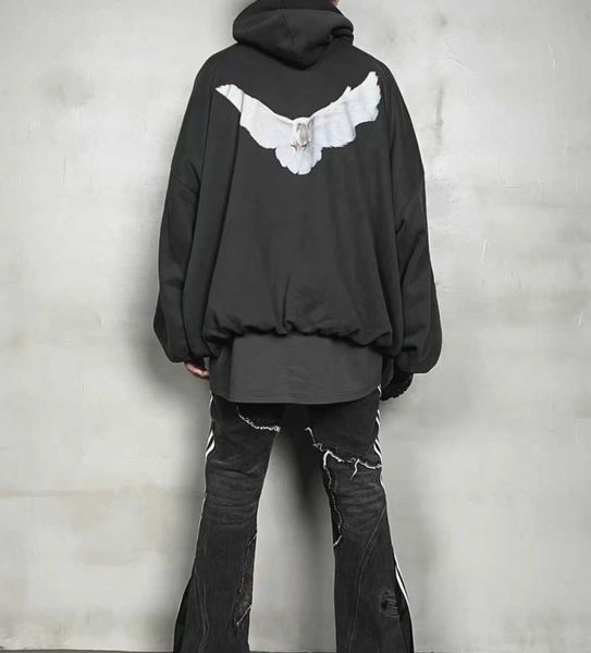 designer kanyes classic west luxury hoodie three party joint name peace dove printed mens and womens yzys vintage pullover sweater hooded na, Black
designer kanyes classic west luxury hoodie three party joint name peace dove printed mens and womens yzys vintage pullover sweater hooded na, Black