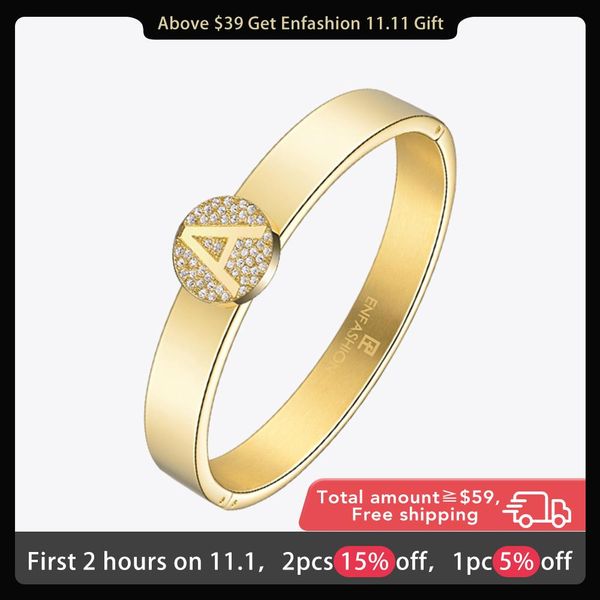 bangle enfashion letter initial bangle bracelet stainless steel gold color cuff bangles bracelets fashion jewelry for women 188005, Black
bangle enfashion letter initial bangle bracelet stainless steel gold color cuff bangles bracelets fashion jewelry for women 188005, Black