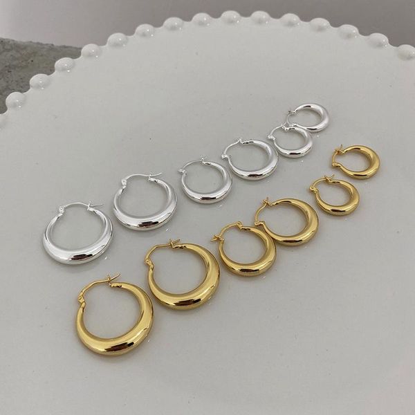 huggie silvology 925 sterling silver 20/25/30mm glossy thick hoop earrings for women simple exaggeration big earrings statement jewelry, Golden;silver
huggie silvology 925 sterling silver 20/25/30mm glossy thick hoop earrings for women simple exaggeration big earrings statement jewelry, Golden;silver