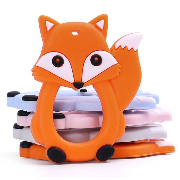 crystal chengkai 10pcs silicone fox teether diy baby pacifier dummy teething nursing animal pendant jewelry sensory toy bpa free
crystal chengkai 10pcs silicone fox teether diy baby pacifier dummy teething nursing animal pendant jewelry sensory toy bpa free