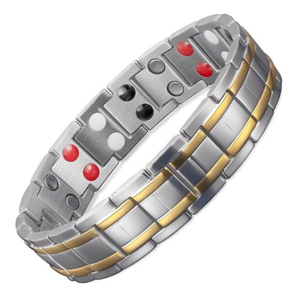 bangle double row ultra strong magnets 4 element magnetic bracelets for men fashion 304 stainless steel jewelry with unique line, Black
bangle double row ultra strong magnets 4 element magnetic bracelets for men fashion 304 stainless steel jewelry with unique line, Black