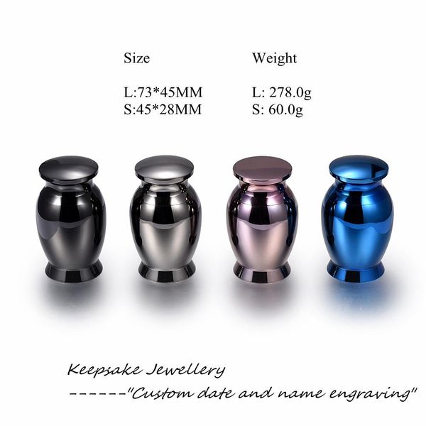 necklaces engravable pet/human cremation urns steel/black/gun/blue/coffee gold stainless steel casket funeral ashes jewelry memorial jar, Silver
necklaces engravable pet/human cremation urns steel/black/gun/blue/coffee gold stainless steel casket funeral ashes jewelry memorial jar, Silver