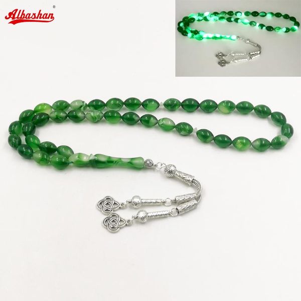 bangle tasbih green luminous resin 33 prayer beads misbaha eid gift islamic bracelet turkish jewelry arabic fashion accessories on hand, Black
bangle tasbih green luminous resin 33 prayer beads misbaha eid gift islamic bracelet turkish jewelry arabic fashion accessories on hand, Black