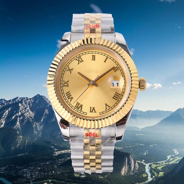 womens luxury watches 41/36mm mechanical automatic mechanical bezel stainless steel lovers sapphire folding buckle watch women waterproof lu, Slivery;brown
womens luxury watches 41/36mm mechanical automatic mechanical bezel stainless steel lovers sapphire folding buckle watch women waterproof lu, Slivery;brown