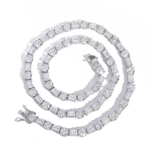 necklaces round and square tennis chain iced out bling cubic zirconia necklace 6mm 16inch20inch chain hip hop jewelry gifts, Silver
necklaces round and square tennis chain iced out bling cubic zirconia necklace 6mm 16inch20inch chain hip hop jewelry gifts, Silver