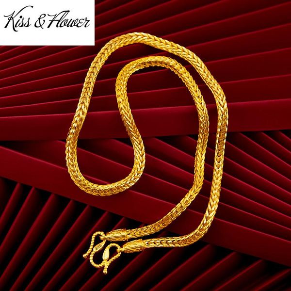 necklaces kiss flower nk06 fine male jewelry wholesale 2022 fashion men birthday wedding gift snake bone 24kt gold chains necklace, Silver
necklaces kiss flower nk06 fine male jewelry wholesale 2022 fashion men birthday wedding gift snake bone 24kt gold chains necklace, Silver