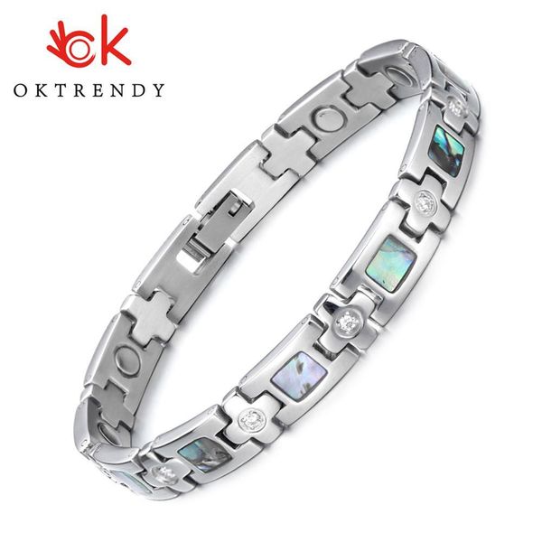 bangle magnetic stainless steel link chain charm magnetic germanium far infrared bracelet for women fashion femme bangles jewelry, Black
bangle magnetic stainless steel link chain charm magnetic germanium far infrared bracelet for women fashion femme bangles jewelry, Black