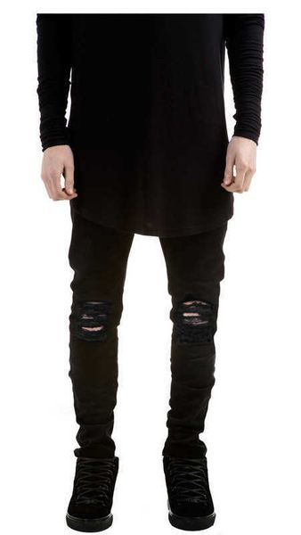 jeans high street fashion brand multi-color slim fit small foot elastic jeans men's slim fit, Blue
jeans high street fashion brand multi-color slim fit small foot elastic jeans men's slim fit, Blue