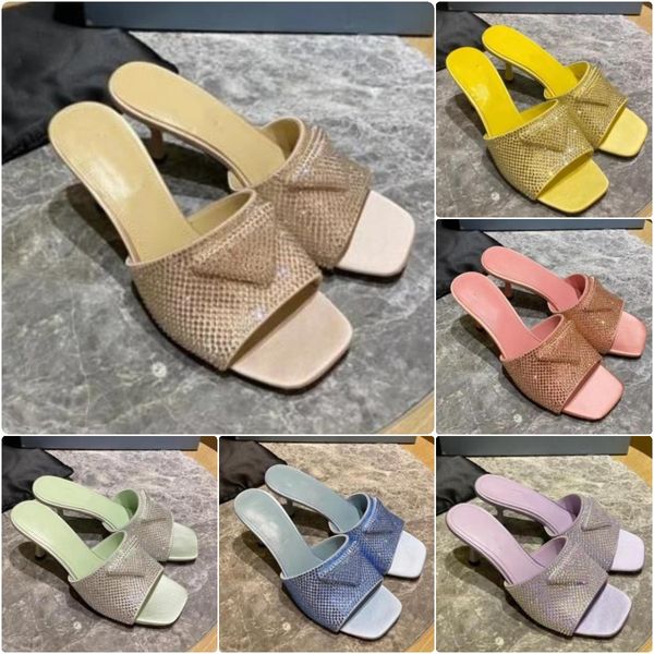crystal slipper imitation crystal decorative silk cloth satin medium heel square head sandals full of stars size 35-42, Black
crystal slipper imitation crystal decorative silk cloth satin medium heel square head sandals full of stars size 35-42, Black