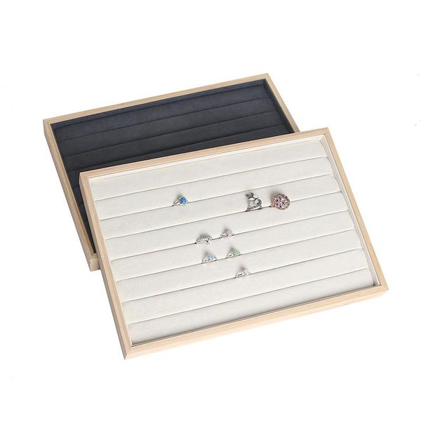 boxes bamboo imitation suede jewelry earring rings storage tray jewelry display organizer tray 35.5*24.5cm, Black;white
boxes bamboo imitation suede jewelry earring rings storage tray jewelry display organizer tray 35.5*24.5cm, Black;white
