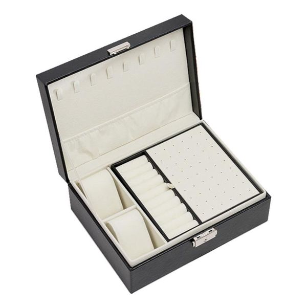 boxes jewelry organizer new 2022 leather double layer large capacity ring case with 2 watch pillows bracelet holder, Black;white
boxes jewelry organizer new 2022 leather double layer large capacity ring case with 2 watch pillows bracelet holder, Black;white