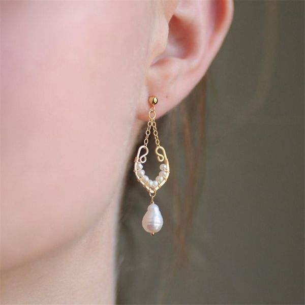 knot 925 silver/14k gold filled natural baroque pearl earrings handmade jewelry boho oorbellen brinco vintage jewelry women earrings
knot 925 silver/14k gold filled natural baroque pearl earrings handmade jewelry boho oorbellen brinco vintage jewelry women earrings