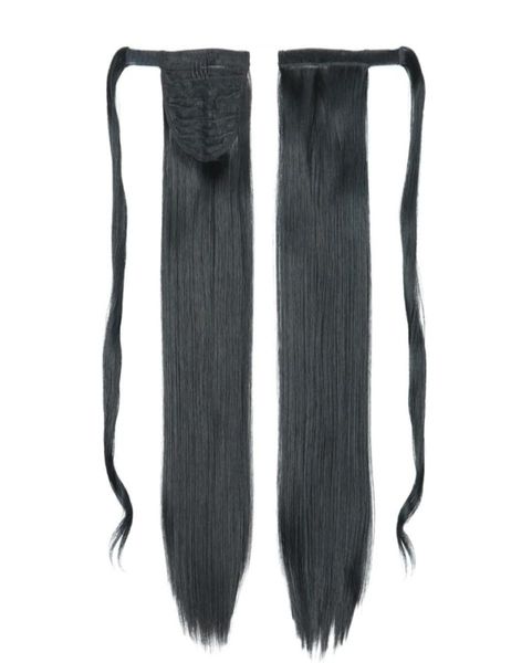 ponytail extension hairpiece straight hair products synthetic for women girls pony tail volume hairs 60cm wrap around9260913, Black
ponytail extension hairpiece straight hair products synthetic for women girls pony tail volume hairs 60cm wrap around9260913, Black