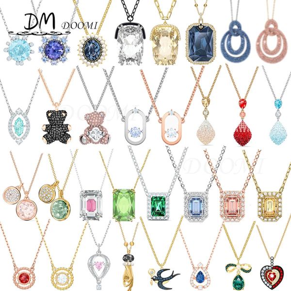 necklaces swa 2022 original jewelry exquisite crystal charm women necklace collection fashion girls gift luxury jewelry, Silver
necklaces swa 2022 original jewelry exquisite crystal charm women necklace collection fashion girls gift luxury jewelry, Silver