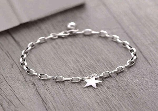 925 sterling silver vintage star bead charm bracelet bangle for women wedding party jewelry gift jlfjdla6497965, Black
925 sterling silver vintage star bead charm bracelet bangle for women wedding party jewelry gift jlfjdla6497965, Black
