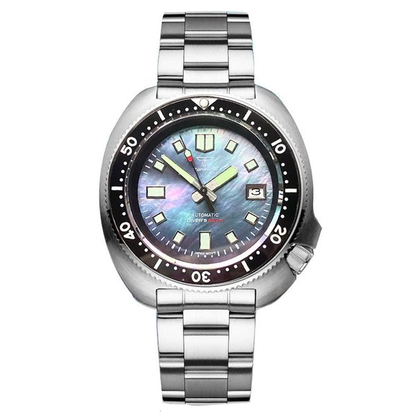 wristwatches tandorio 44mm mother of pearl dial nh35 movement watch 200m water resistance sapphire glass luminous date ceramic bezel 230519, Slivery;brown
wristwatches tandorio 44mm mother of pearl dial nh35 movement watch 200m water resistance sapphire glass luminous date ceramic bezel 230519, Slivery;brown