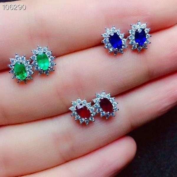 stud fine jewelry natural emerald 925 sterling silver classic girl gemstone earrings new ear studs support test with box, Golden;silver
stud fine jewelry natural emerald 925 sterling silver classic girl gemstone earrings new ear studs support test with box, Golden;silver