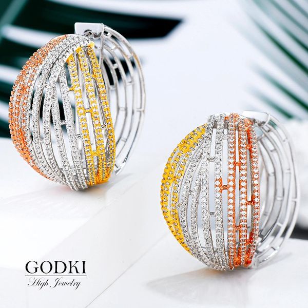 huggie godki luxury round chic hoop earring for women wedding geometry full mirco cubic zircon nigerian hoop earrings, Golden;silver
huggie godki luxury round chic hoop earring for women wedding geometry full mirco cubic zircon nigerian hoop earrings, Golden;silver