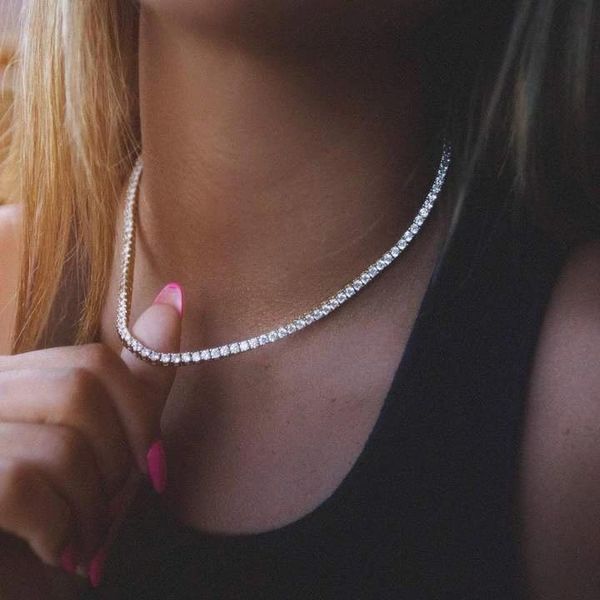 necklaces new fashion 3mm crystal rhinestone choker necklaces women men wedding iced out bling cz tennis chain chokers jewelry drop ship, Silver
necklaces new fashion 3mm crystal rhinestone choker necklaces women men wedding iced out bling cz tennis chain chokers jewelry drop ship, Silver