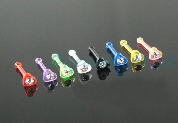 new arrival uv acrylic heart nose studs nose piercing nose rings fashion body jewelry promotional6216311, Silver
new arrival uv acrylic heart nose studs nose piercing nose rings fashion body jewelry promotional6216311, Silver