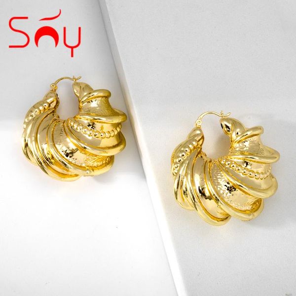 huggie sunny jewelry fashion exaggerated hoop earrings new copper african dubai style for women daily wear gift party, Golden;silver
huggie sunny jewelry fashion exaggerated hoop earrings new copper african dubai style for women daily wear gift party, Golden;silver