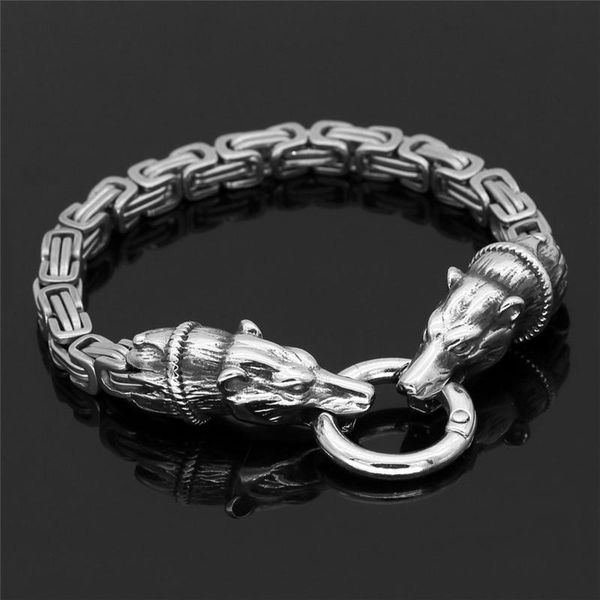 bangle new classic wolf head bracelet viking stainless steel cuff bangle dragon animal men fashion jewelry wristband gifts dropshipping, Black
bangle new classic wolf head bracelet viking stainless steel cuff bangle dragon animal men fashion jewelry wristband gifts dropshipping, Black