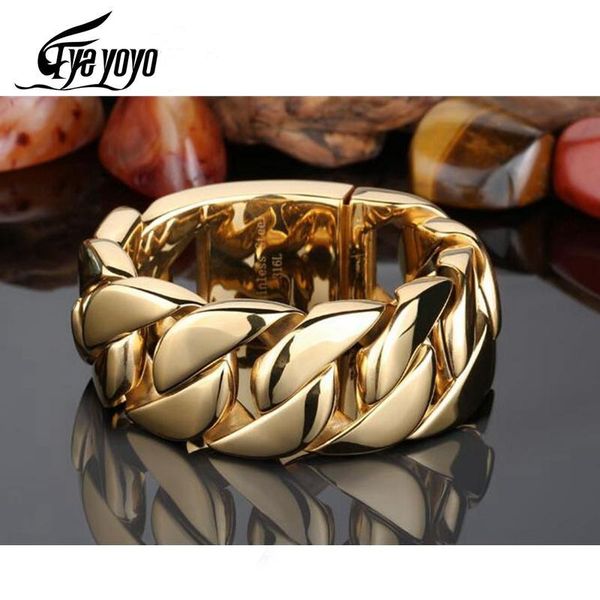 bangle 316l 31mm men's heavy curb cuban bracelet stainless steel italy gold bracelet bangle chunky link chain bracelet jewelry gifts, Black
bangle 316l 31mm men's heavy curb cuban bracelet stainless steel italy gold bracelet bangle chunky link chain bracelet jewelry gifts, Black