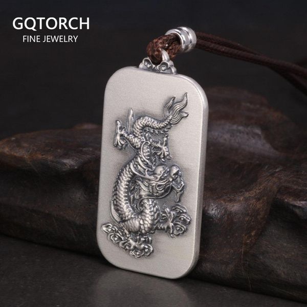 necklaces sterling silver 999 dragon pendant necklace with adjustable wax rope 60cm for men and women vintage punk zodiac jewelry
necklaces sterling silver 999 dragon pendant necklace with adjustable wax rope 60cm for men and women vintage punk zodiac jewelry