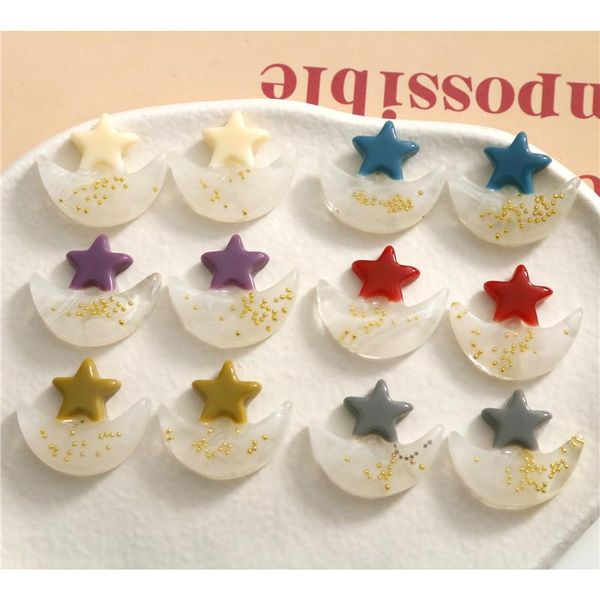 crystal new style 50pcs/lot cartoon stars/moon shape resin flatback cabochon beads diy jewerly earring/garment/hair accessory
crystal new style 50pcs/lot cartoon stars/moon shape resin flatback cabochon beads diy jewerly earring/garment/hair accessory