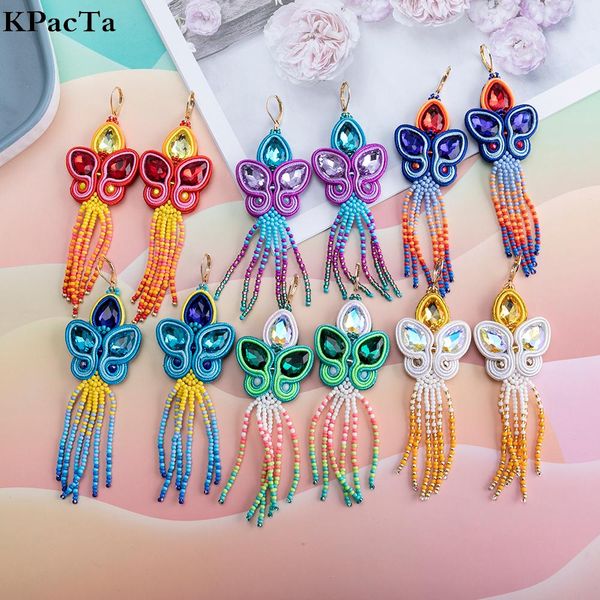 knot 2022 new kpacta fashion soutache beads earrings bohemian women's handmade flower beaded drop earrings ethnic jewelry seed bead, Silver
knot 2022 new kpacta fashion soutache beads earrings bohemian women's handmade flower beaded drop earrings ethnic jewelry seed bead, Silver